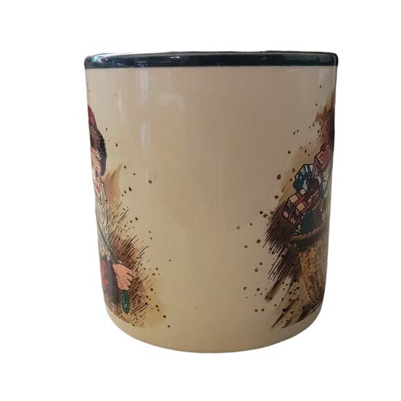 Vintage Potpourri Press Classic Santa Claus with Toys Sack Christmas Coffee Mug - Picture 6 of 6